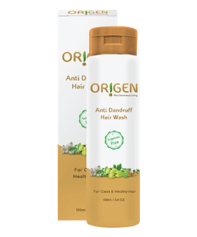 Origen Ayurvedic Anti-Dandruff Shampoo For Dandruff-Free, Clean & Healthy Hair | Zero Harsh Chemicals (180ml)