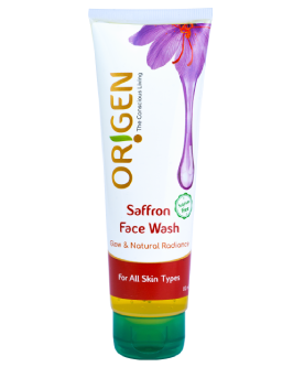 Origen Sulphate-Free Saffron Face Wash | Treats Sensitive, Pimple & Acne-Prone Skin | Provides Natural Glow & Radiance (80ml)