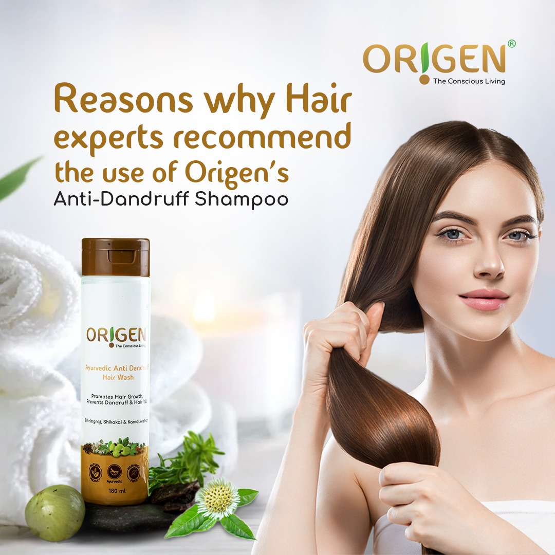 Reasons why Hair experts recommend the use of Origen’s Anti-Dandruff Shampoo