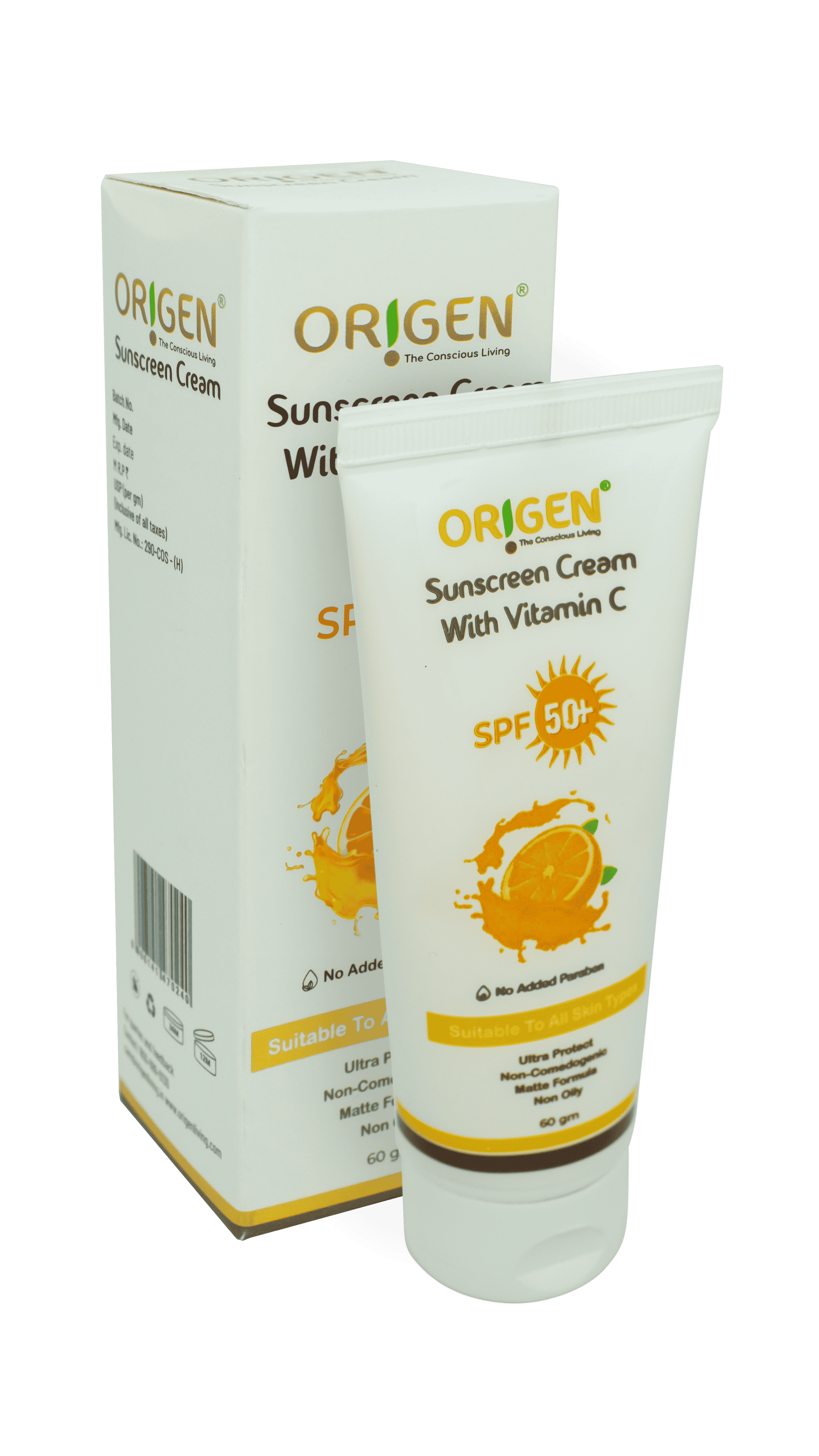 Sunscreen Cream with Vitamin C