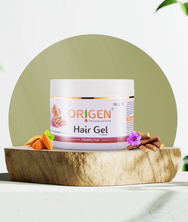 Hair Growth Hair Gel With Mulethi, Almond & Kamal Keshar