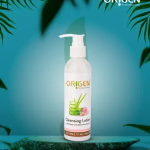 Cleansing Lotion With Rose & Aloe Vera Extract For Pure Skin.