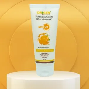 Sunscreen with SPF 50+ with Vitamin C