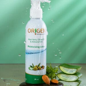 Skin Rejuvenating Moisturizing Lotion with Aloe Vera, Olive Oil, Almond Oil